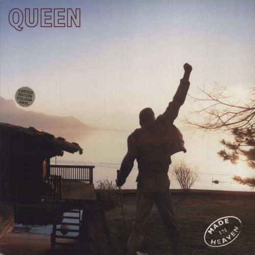 Queen Made In Heaven - Cream Vinyl - Stickered - EX UK vinyl